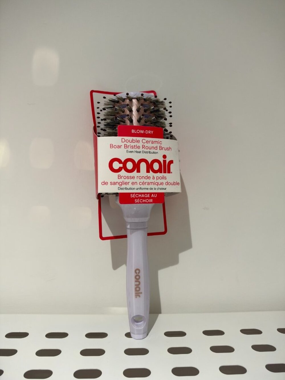 Conair Double Ceramic Boar Bristle Round Brush